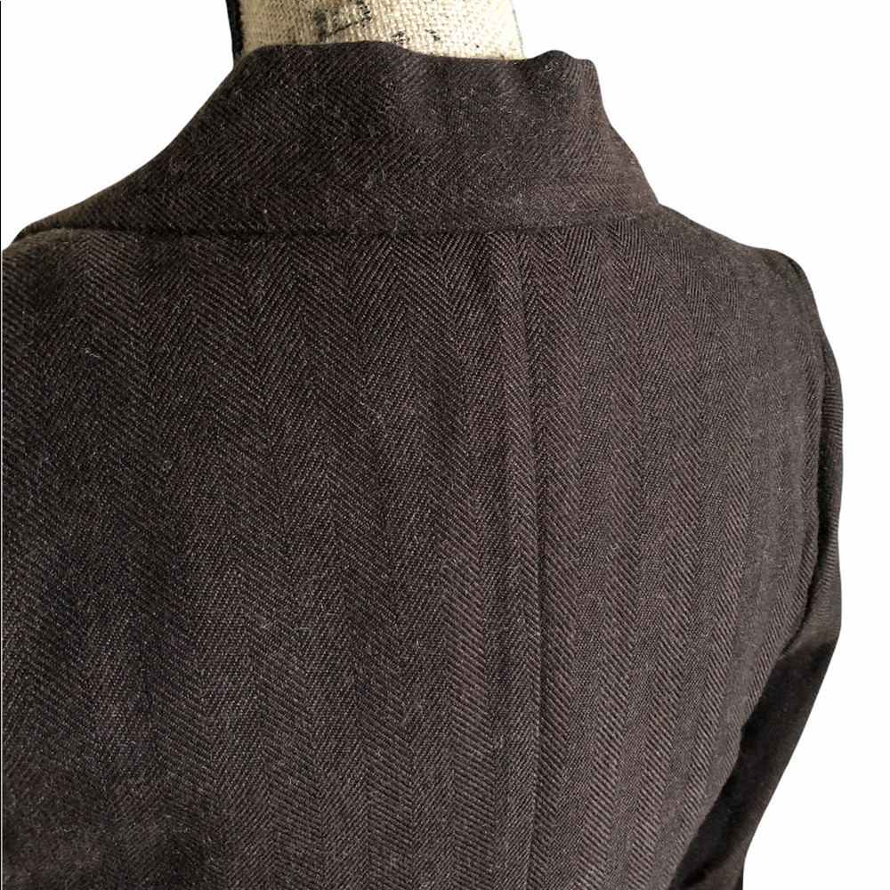 FANG Brown Acrylic Wool Blazer Size M Juniors - Picture 10 of 16